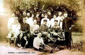 AUMALE - HOPITAL MILITAIRE - 1917